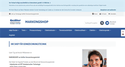 Desktop Screenshot of markingshop.de