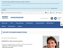 Tablet Screenshot of markingshop.de